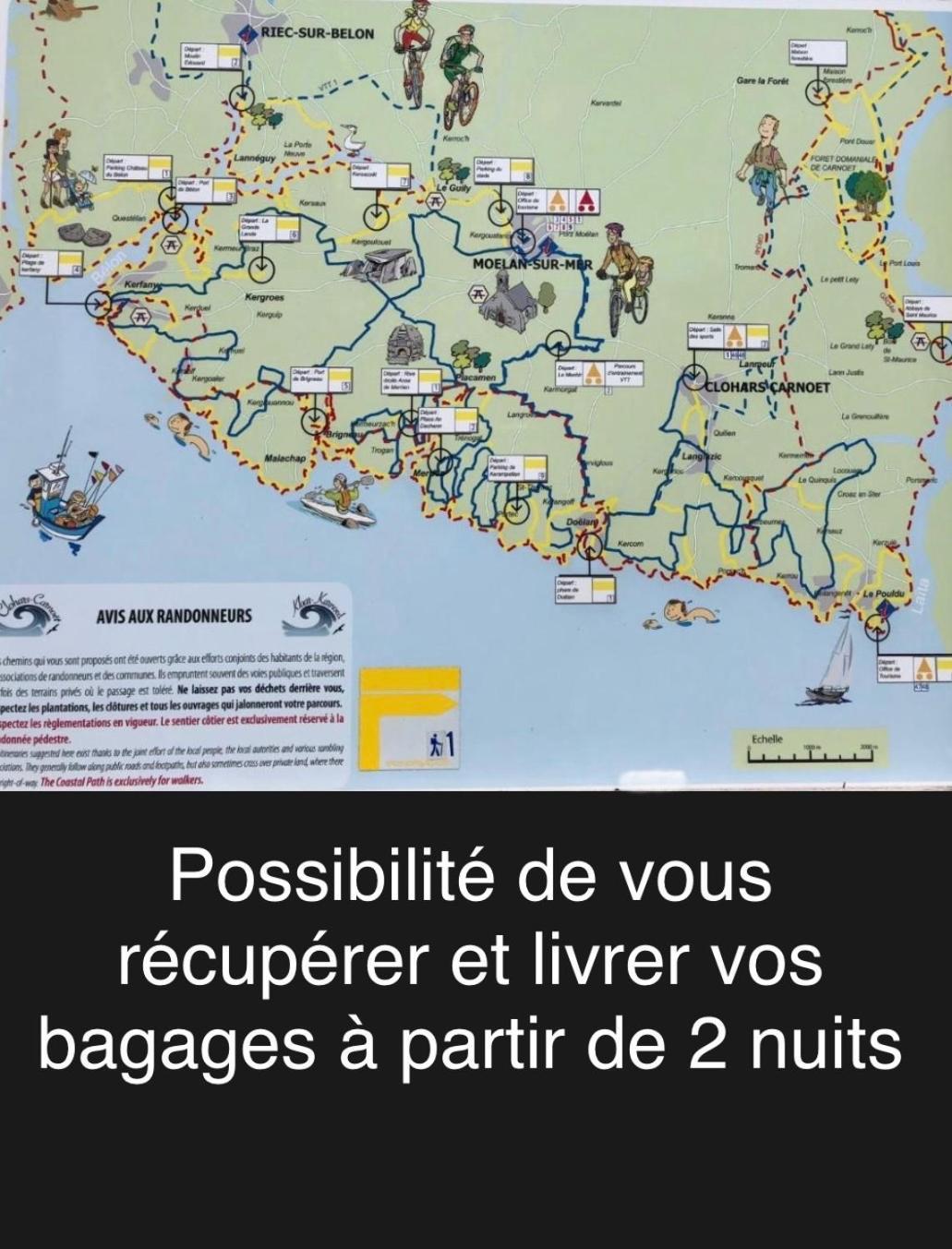 Ty Glazu Doelan Espace 60M2, Port& Criques A Pied, 2 Chambres Privees Au 1Er Etage, Sdb, Wc Separe Clohars-Carnoët Eksteriør billede